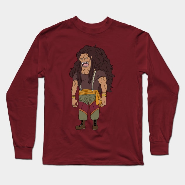 Howling Gab Long Sleeve T-Shirt by onepiecechibiproject